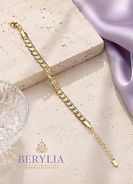 KALIN ARPA ZİNCİR GOLD ÇELİK BİLEKLİK