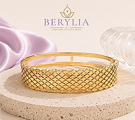 BAKLAVA DESENLİ ÇELİK KELEPÇE BİLEZİK