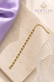 TİFFANY MODEL GOLD ÇELİK BİLEKLİK